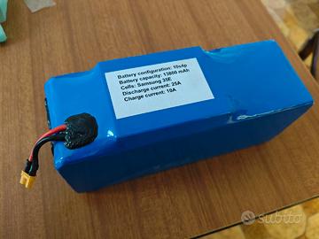 Pacco batteria 10s4p xt30u Samsung 35e 13800mah