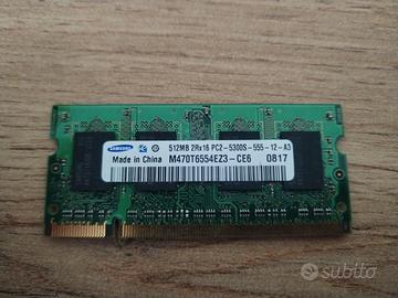 RAM 512MB PC2-5300S