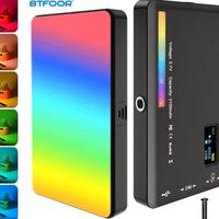 FARETTO RICARICABILE LED FOTOCAMERA RGB 