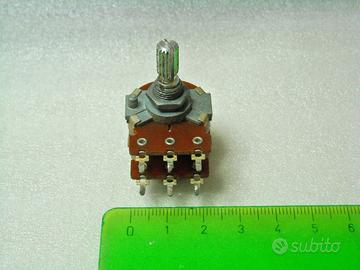 Potenziometro vintage ALPS 86B-QVZ1220-003-100K x2