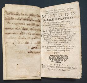 Antico libricino religioso 1694