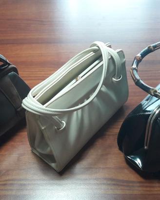 3 borse vintage in pelle (anni ‘40/50)