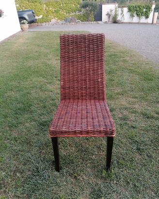 sedie in Rattan naturale 