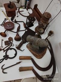 vari oggetti in ferro 