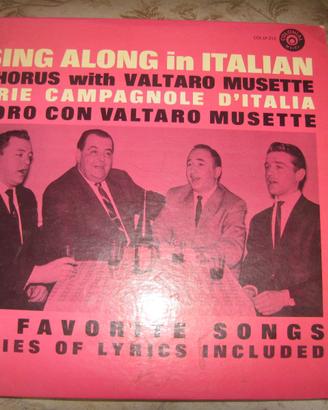 lp vinile Sing along in italian anni50/60