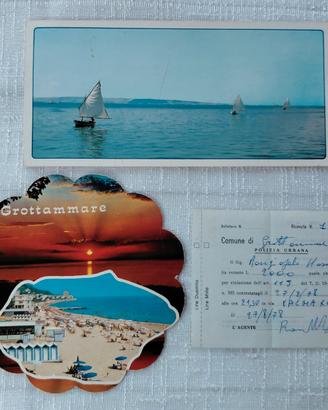 Grottammare (AP) 1978 / Verbale + 2 Cartoline