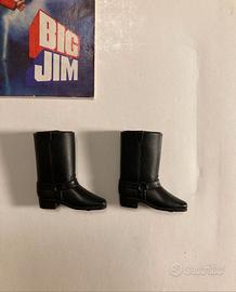 Big Jim outfit stivali neri The Whip Wolf P.A.C.K.