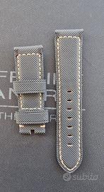 cinturino pelle orologio Officine Panerai nero