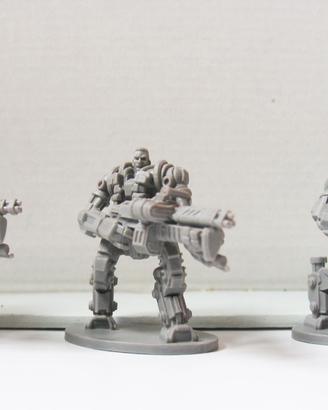 3 Mininiature di fantascienza