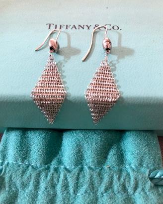Orecchini Tiffany "Elsa Peretti" Mesh in argento