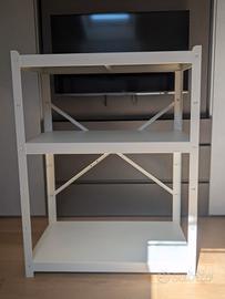 IKEA BROR Coppia Scaffali Metallo Bianco