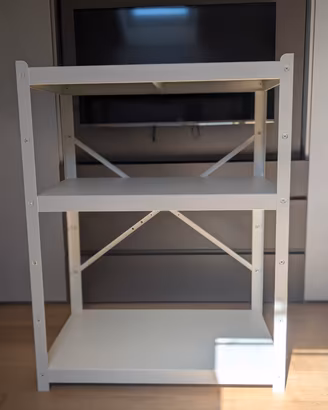 IKEA BROR Coppia Scaffali Metallo Bianco
