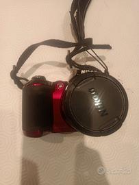 Nikon Coolpix L120 + custodia + set caricabatterie