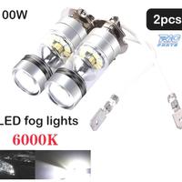 KIT DI LAMPADE ANTI-FOSCHIA A LED H3 100W CANBUS