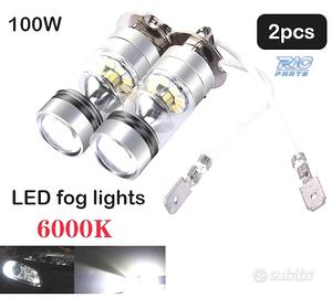 KIT DI LAMPADE ANTI-FOSCHIA A LED H3 100W CANBUS