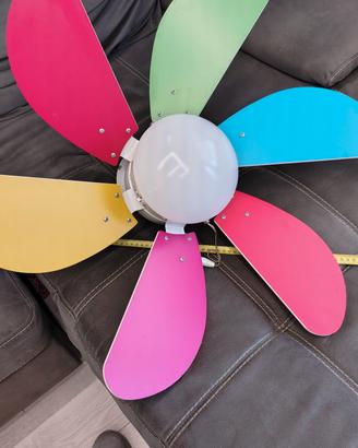 lampadario ventilatore per bambini