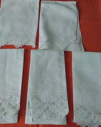 lino ricamato vintage 
