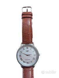 Orologio Elegante In Vera Pelle Uomo