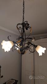 Tris Illuminazione lampadario + lampade