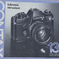 Libretto Istruzioni Italiano Contax 139 Quartz
