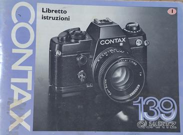 Libretto Istruzioni Italiano Contax 139 Quartz