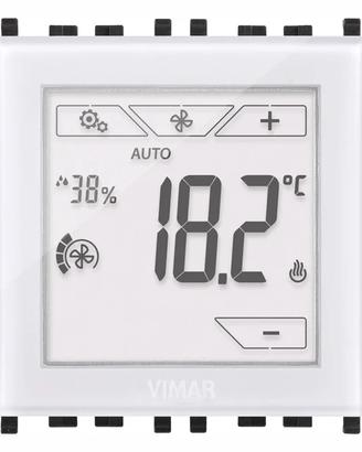 Vimar Termostato touch domotico 2M bianco - 02951.