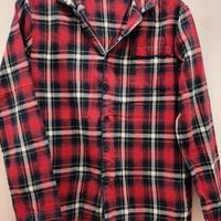 🌹 Camicia in flanella cotone a quadri plaid Tg. S