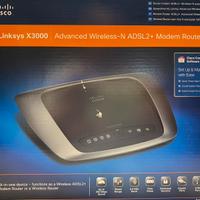 Cisco lynksys X3000 Wireless-N ADSL2+ Modem Router