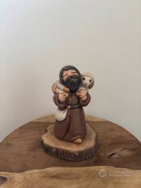 Pastore con agnello presepe Giubileo Thun