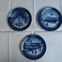 Piatti di Natale Royal Copenhagen anni '90