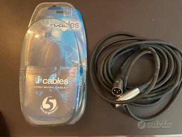 Cavo per microfono XLR 6 metri