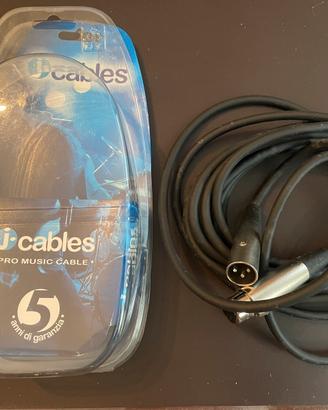 Cavo per microfono XLR 6 metri
