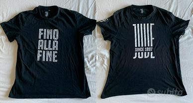 JUVENTUS, 2 Magliette (manica corta) Nere/bianche