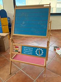 Lavagna in legno reversibile