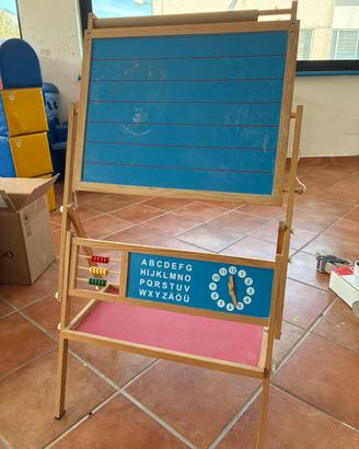 Lavagna in legno reversibile
