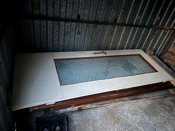 Porte  in legno con vetro