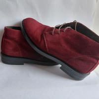 Scarpe uomo scamosciate bordeaux
