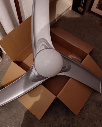 ventilatore da soffitto con luce e telecomando 