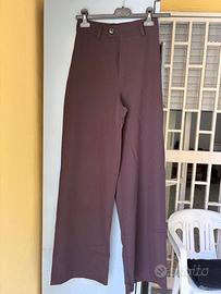 Pantalone elegante color marrone