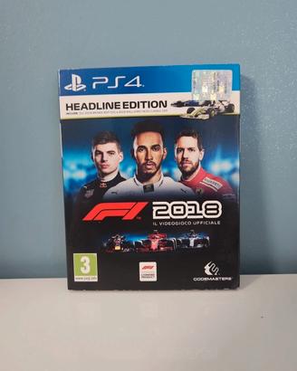 Gioco F1 2018 per Ps4 Headline Edition
