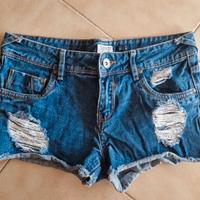 Short OVS strappato con orlo a taglio vivo 40 (S)