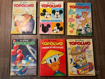 Fumetti Topolino anni 1990-1992 integri 38 numeri