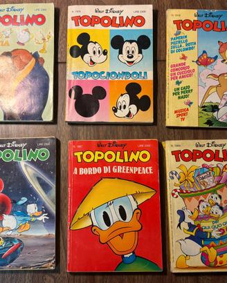 Fumetti Topolino anni 1990-1992 integri 38 numeri