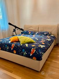 Letto contenitore matrimoniale + Materasso