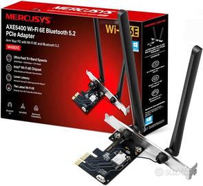 Adattatore PCIe AXE5400 WI-FI 6E Bluetooth 5.2