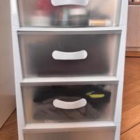 Cassettiera in plastica