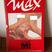 CALENDARIO MAX 1992 - 12 modelle
