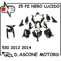 KIT CARENE NERO LUCIDO TMAX 530 2012 2014 25 PZ