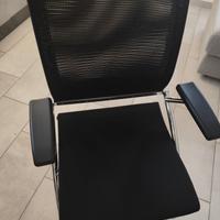 Sedie  ufficio Cantilever ergonomica, coppia