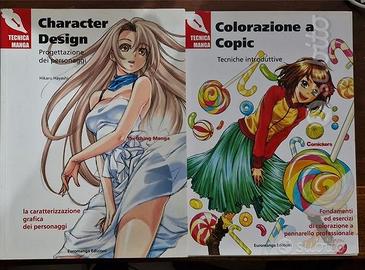 Coppia Libri disegno manga